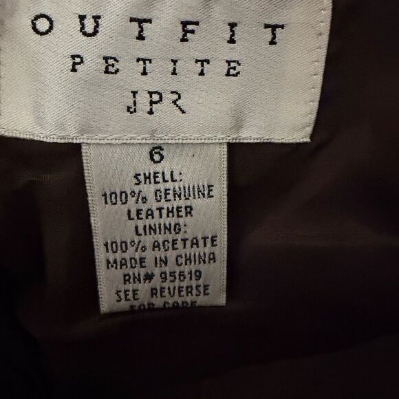 Vintage Outfit Petite Fully Lined Suede Pants Size 6 EUC - Picture 3 of 8